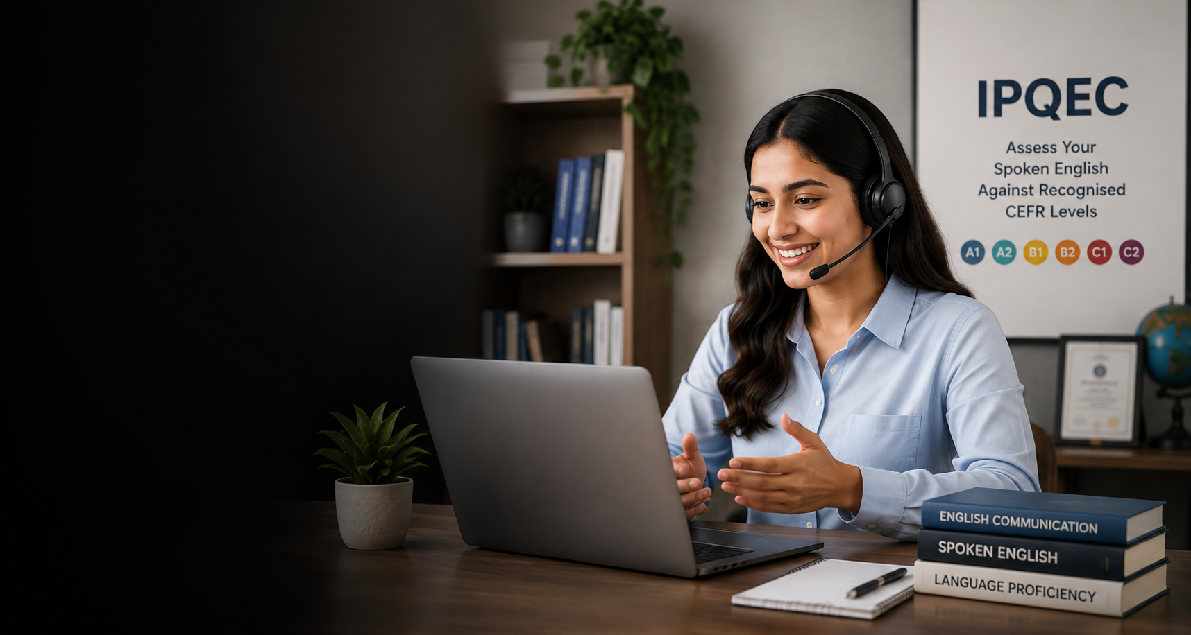 Online English language guidance session